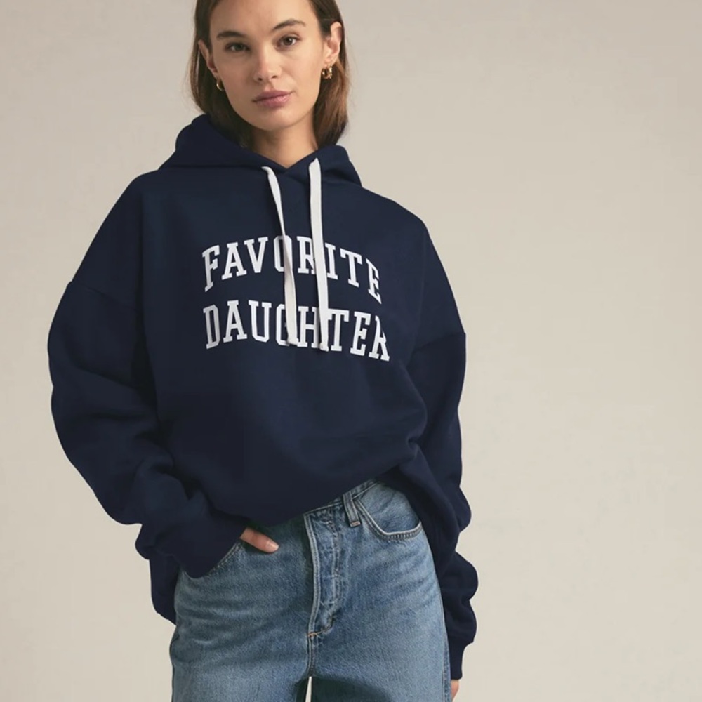 Favorite Daughter Collegiate Hoodie in Navy
